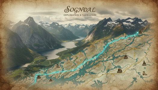 Sogndal Kart Og Veibeskrivelser